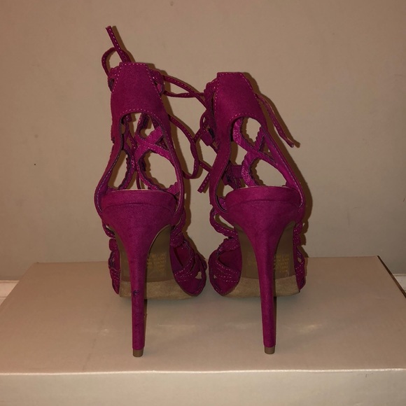 Charlotte Russe Lace-Up High Heels - Picture 9 of 10